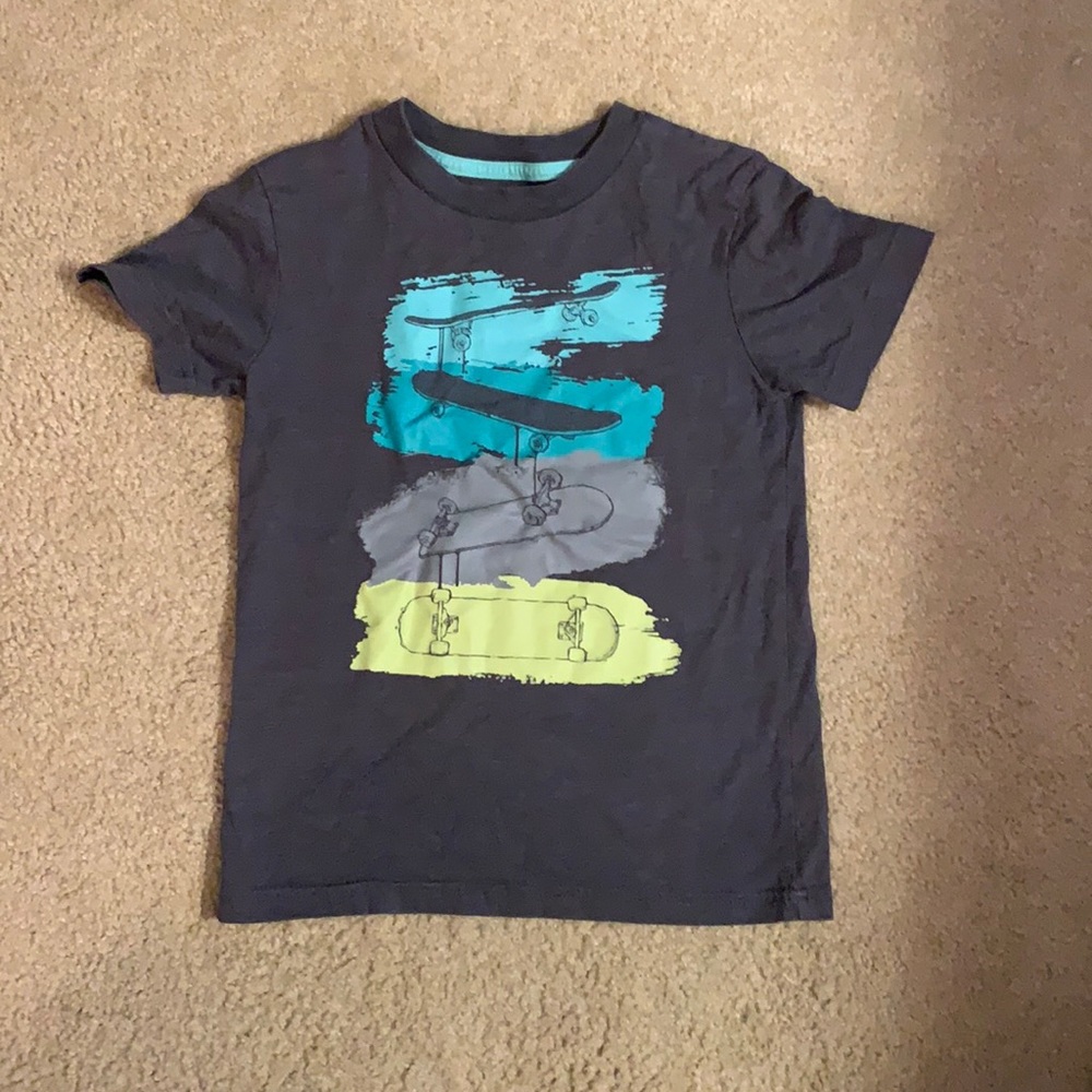 Circo GRAY SKATEBOARD TEE SHIRT XS 4/5